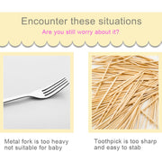 12pcs / Box Worker Ant Fruit Forks Snack Cake Dessert Tableware Home Kitchen Party Dinner Fruit Pick Kitchen Tool