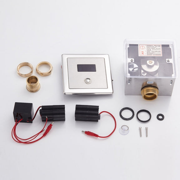 Recessed Wall in Type Flush Valve for Auto-induction Toilet, with Automatic and Manual Function DC
