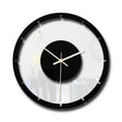 TM011 A Round Wooden Dial Transparent Acrylic Mute Wall Clock - free shipping - PMc TechLife - Order now!