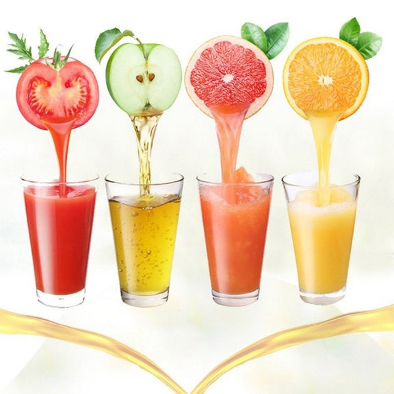 Aluminum Alloy Manual Dual Layers Lemon Juicer, Random Color Delivery