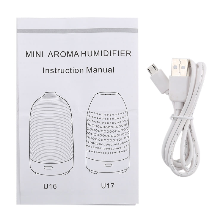 5W Capsule Shape Mini Humidifier with Colorful Light, Capacity: 50ml, DC 5V(White)