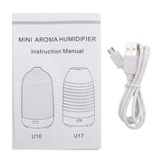 5W Capsule Shape Mini Humidifier with Colorful Light, Capacity: 50ml, DC 5V(White)