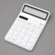 Original Xiaomi Youpin LEMO Rice Calculator 12-bit LED Display ABS Material 6 Degree Angle(White)