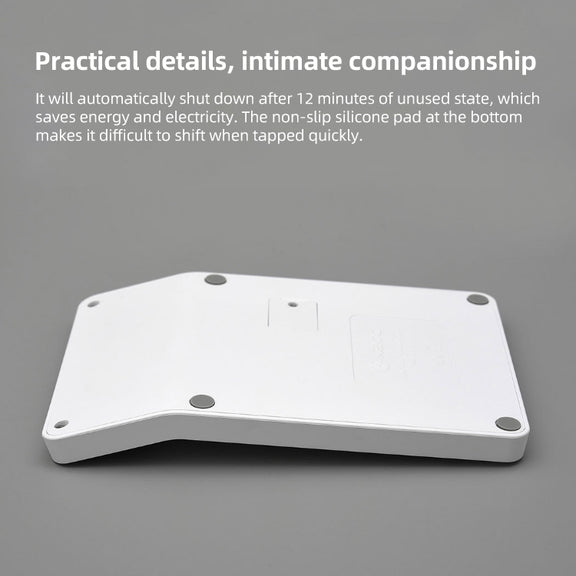 Original Xiaomi Youpin LEMO Rice Calculator 12-bit LED Display ABS Material 6 Degree Angle(White)