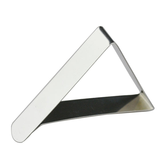 10 PCS Stainless Steel Tablecloth Clip Adjustable Triangle Clamp Holder