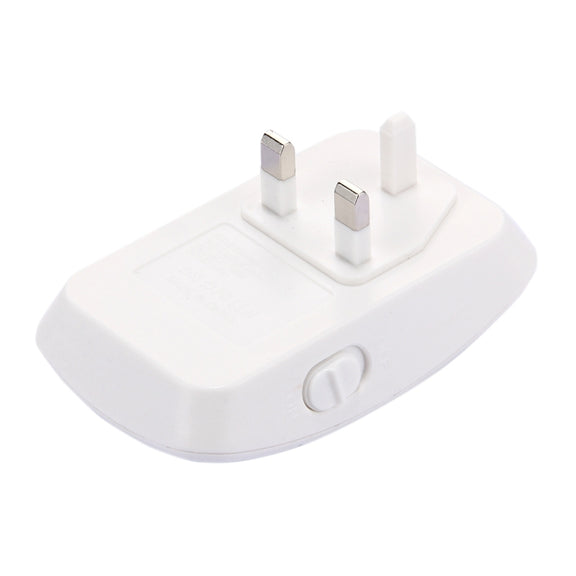 Electronic Ultrasonic Mosquito Rat Pest Control Repeller with LED Light, UK Plug, AC90V-250V(White)