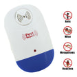 Electronic Ultrasonic Mosquito Rat Pest Control Repeller with LED Light, EU Plug AC90V-250V (White+Blue) - Repellents by PMC TechLife | Online Shopping South Africa | PMC TechLife | Buy Now Pay Later Mobicred
