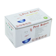 Electronic Ultrasonic Mosquito Rat Pest Control Repeller with LED Light, EU Plug AC90V-250V (White+Blue)