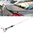 Universal Car Decoration Extensile Aerial Clip Side Car Modified To Remove Static Electricity Aerial, Length: 43cm(Silver) - Aerials by PMC TechLife | Online Shopping South Africa | PMC TechLife