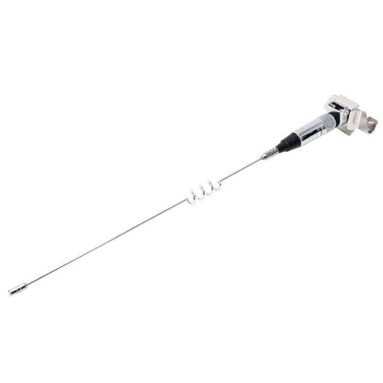 Universal Car Decoration Extensile Aerial Clip Side Car Modified To Remove Static Electricity Aerial, Length: 43cm(Silver)