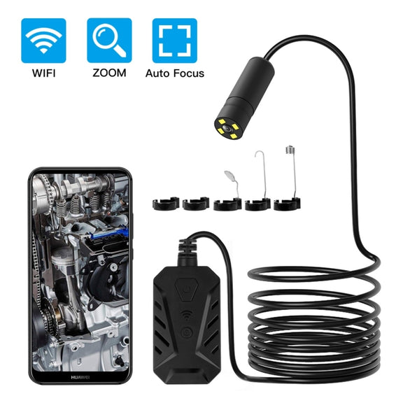 F230 IP68 Water-resistant Autofocus WIFI Endoscope Inspection Camera, Length: 2m, Lens Diameter: 14mm