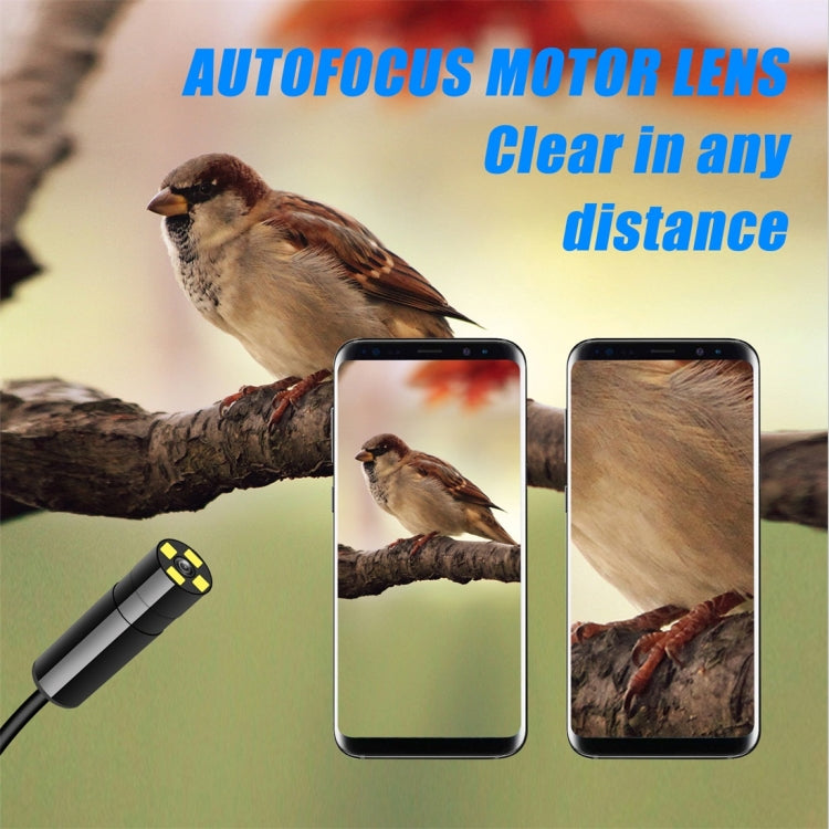F230 IP68 Water-resistant Autofocus WIFI Endoscope Inspection Camera, Length: 2m, Lens Diameter: 14mm