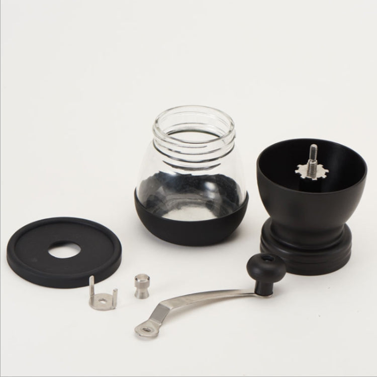 Portable Conical Burr Mill Manual Spice Herbs Hand Grinding Machine Coffee Bean Grinder with Seal Pot