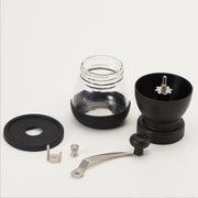 Portable Conical Burr Mill Manual Spice Herbs Hand Grinding Machine Coffee Bean Grinder with Seal Pot