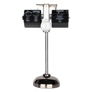 Creative Home Office Bedroom Retractable Flip Trolley Small Balance Clock