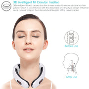 Household Electric Pulse Shock Neck Massager Intelligent Body Massager, Battery Powered (Not Include Battery)