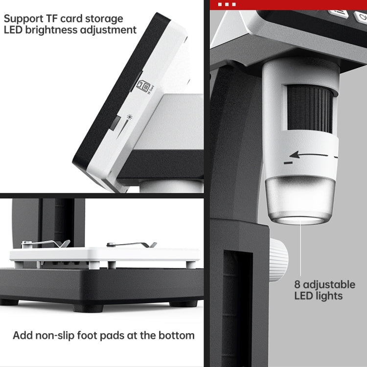 inskam306 1080P 4.3 inch Display Screen HD Digital Microscope