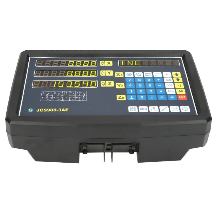 JCS900-3AE Three Axes Digital Readout Display Milling Lathe Machine, EU Plug