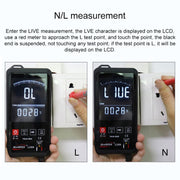 HY128A Conventional Screen Ultra-thin Touch Smart Digital Multimeter Fully Automatic High Precision True Effective Value Multimeter