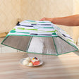 Folding Food Cover Keep Foods Warm Aluminum Foil Cover, Blue Tableware Pattern, Size: 60*60*17cm - Preservation Supplies by PMC TechLife | Online Shopping South Africa | PMC TechLife | Buy Now Pay Later Mobicred
