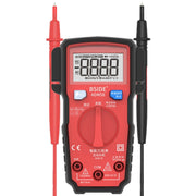 BSIDE ADMS6 High-precision Fully Automatic Small Digital Intelligent Multimeter with HD Digital Display & Shockproof Cover, Support Function Range Switch & Double-sided Pen Holder (Red)
