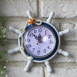 Wooden Helmsman Ship Wheel Shape Decorative Living Room Wall Clock, Size: 22*22*2.5cm - Wall Clock by PMc TechLife | Online Shopping South Africa | PMc TechLife | Buy Now Pay Later Mobicred