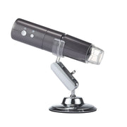 50X~1000X Magnifier HD Image Sensor 1920x1080P USB WiFi Digital Microscope with 8 LED & Professional Stand (Grey)