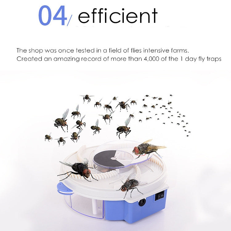 Electric Rotary Fly Catcher Flytrap Mosquito Killer Repellent, US Plug