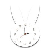Rabbit Pattern Creative Living Room Decorative Wall Clock (White)