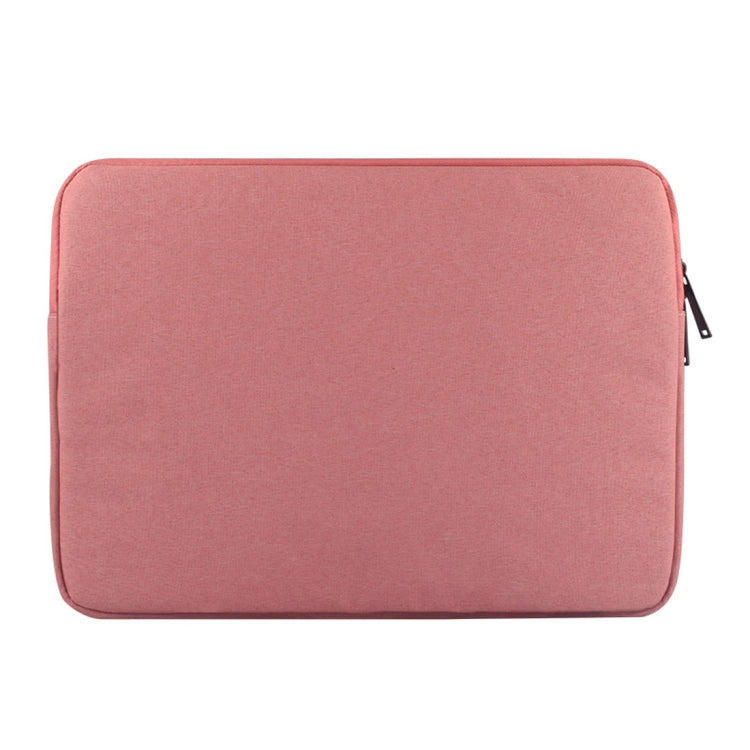 For 13 inch and Below Universal Wearable Oxford Cloth Soft Business Inner Package Laptop Tablet Bag(Pink)