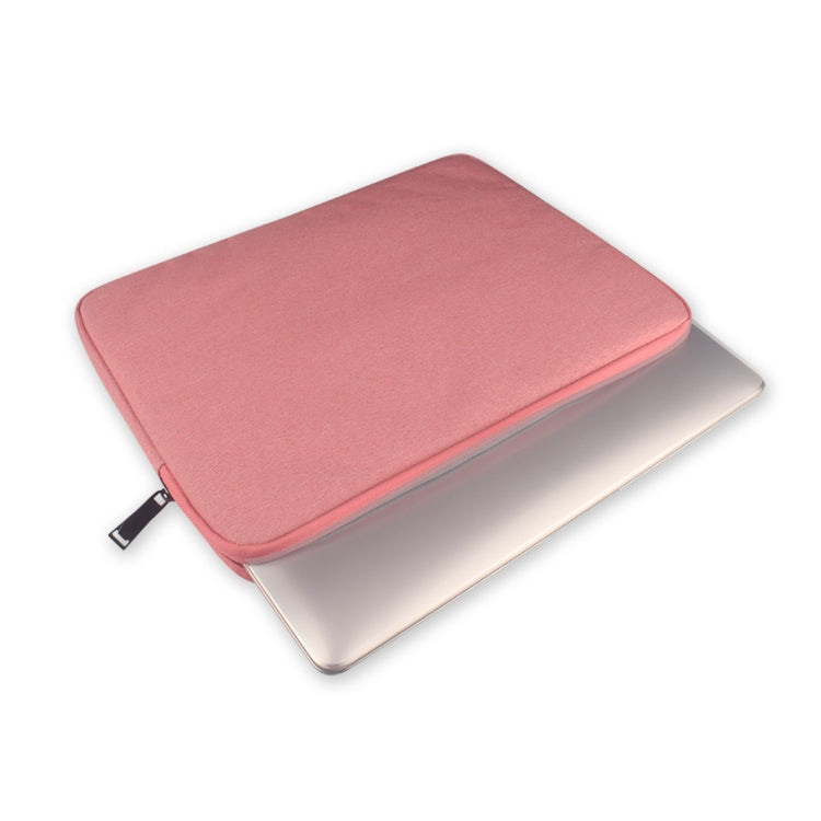 For 13 inch and Below Universal Wearable Oxford Cloth Soft Business Inner Package Laptop Tablet Bag(Pink)