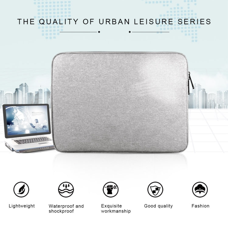 For 14 -15.4 inch Universal Oxford Cloth Business Inner Package Laptop Tablet Bag(Dark Gray)