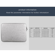 For 14 -15.4 inch Universal Oxford Cloth Business Inner Package Laptop Tablet Bag(Dark Gray)