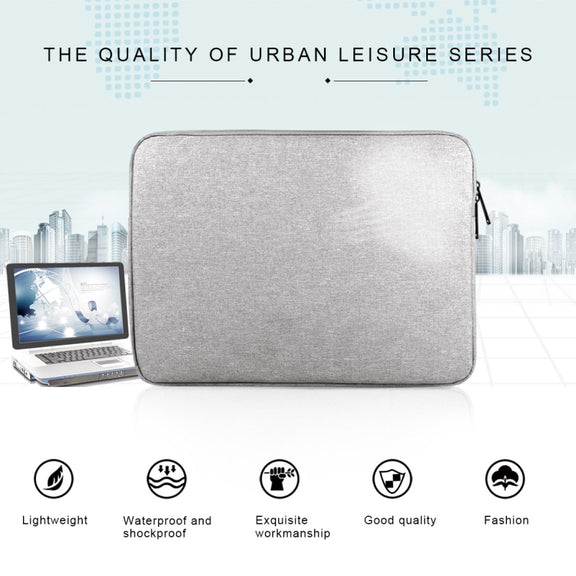 For 14 inch and Below Universal Wearable Oxford Cloth Soft Business Inner Package Laptop Tablet Bag(Navy Blue)