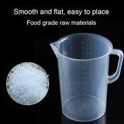 5000ml Food Grade PP Plastic Flask Digital Measuring Cup Cylinder Scale Measure Glass Lab Laboratory Tools(Transparent)