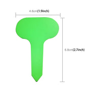 100PCS Floral Label Gardening Label Water-resistant small card Insert Label Potted Label,Random Color Delivery