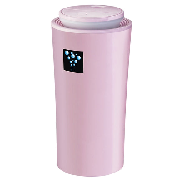 Small-3 2W Humidifier Moisture Meter Moisturizing Instrument with LED Night Light, Water Tank Capacity: 260ml(Pink)