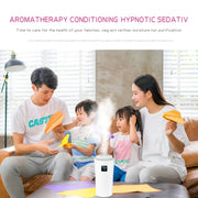 Small-3 2W Humidifier Moisture Meter Moisturizing Instrument with LED Night Light, Water Tank Capacity: 260ml(White)