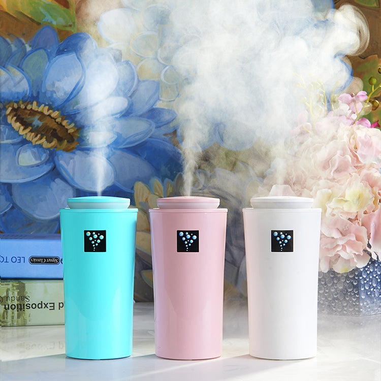 Small-3 2W Humidifier Moisture Meter Moisturizing Instrument with LED Night Light, Water Tank Capacity: 260ml(Blue)