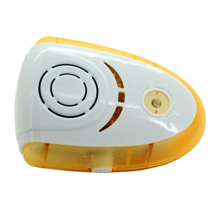 6W Electronic Ultrasonic Electromagnetic Wave Anti Mosquito Rat Insect Pest Repeller with Light, EU Plug, AC 90-240V, Random Color Delivery (Yellow)