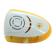 6W Electronic Ultrasonic Electromagnetic Wave Anti Mosquito Rat Insect Pest Repeller with Light, EU Plug, AC 90-240V, Random Color Delivery (Yellow)