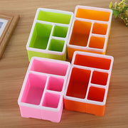 Desktop Storage Organizer Remote Control Caddy Holde for Desk Office Supplies(Coffee)