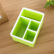 Desktop Storage Organizer Remote Control Caddy Holde for Desk Office Supplies(Green)