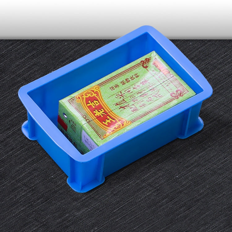 Thick Multi-function Material Box Brand New Flat Plastic Parts Box Tool Box, Size: 15.6cm x 10.1cm x 5.3cm(Blue)