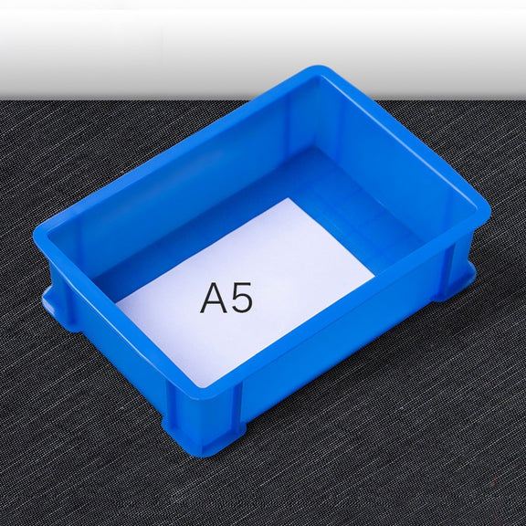 Thick Multi-function Material Box Brand New Flat Plastic Parts Box Tool Box, Size: 30.2cm x 20.9cm x 8.3cm(Blue)