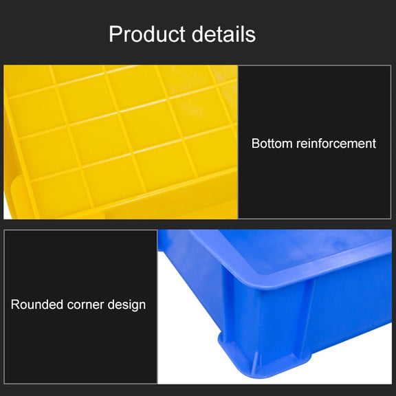 Thick Multi-function Material Box Brand New Flat Plastic Parts Box Tool Box, Size: 30.2cm x 20.9cm x 8.3cm(Red)