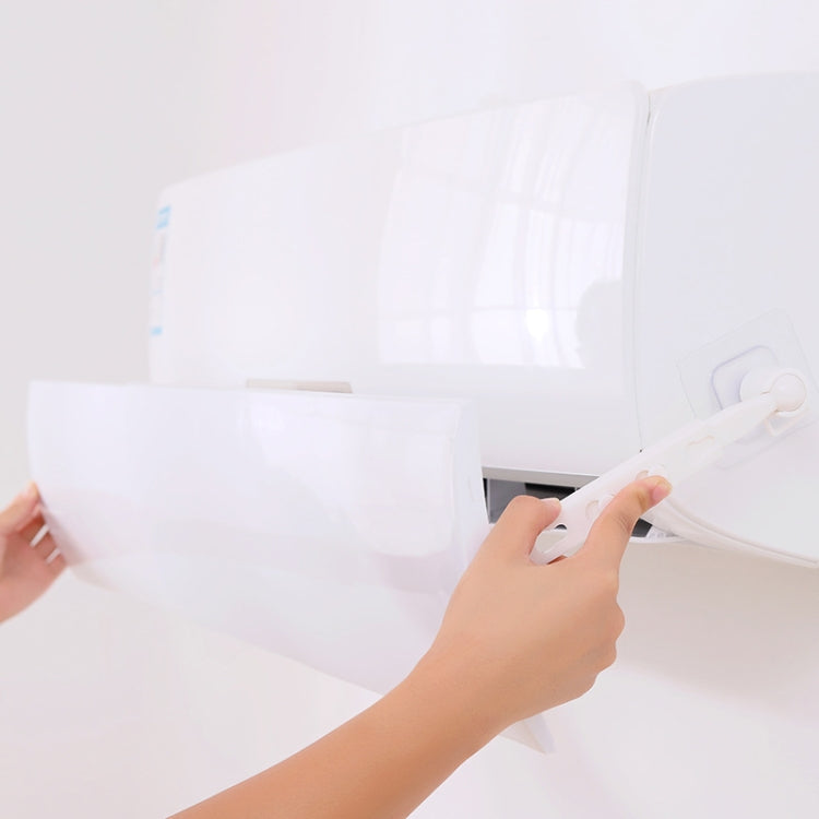 Air Conditioning Wind Deflector Shroud Bedroom Wall-Mounted Baby Universal Anti-Straight Blowing Air Conditioning Windshield(White)
