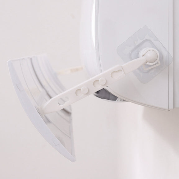 Air Conditioning Wind Deflector Shroud Bedroom Wall-Mounted Baby Universal Anti-Straight Blowing Air Conditioning Windshield(White)