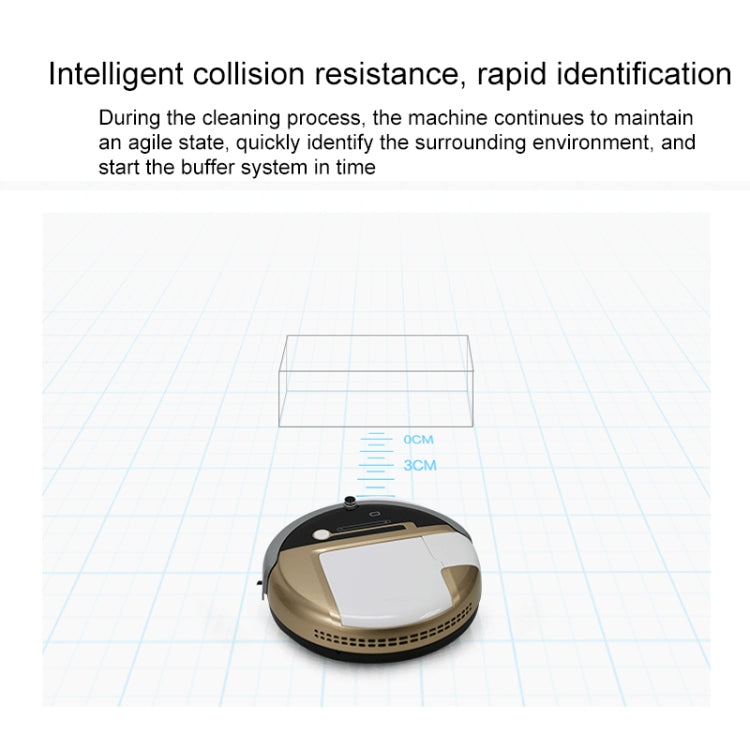 FD-3RSW(IIC)CS 1000Pa Large Suction Smart Household Vacuum Cleaner Clean Robot