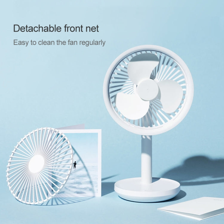 Original Xiaomi Youpin SOLOVE USB Charging Desktop Electric Fan Dormitory Office Mini Fan, with 3 Speed Control(Pink)